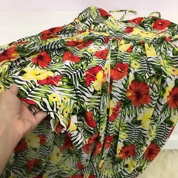 XOXO WOMENS JUNIORS PRINTED MAXI ROMPER - Picture 4 of 6